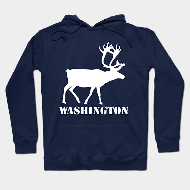 Washington Elk Hunting Shirt Hoodie by Farm Road Mercantile 